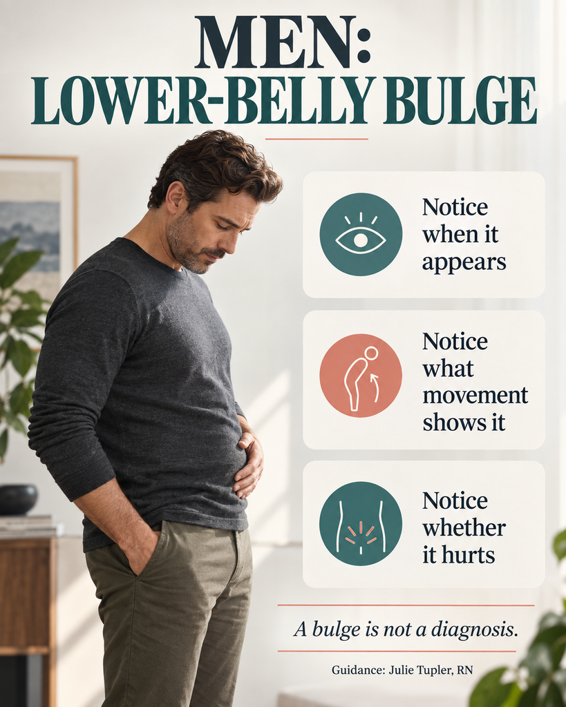 For Men: Lower-Belly Bulge and Rectus Diastasis Explained
