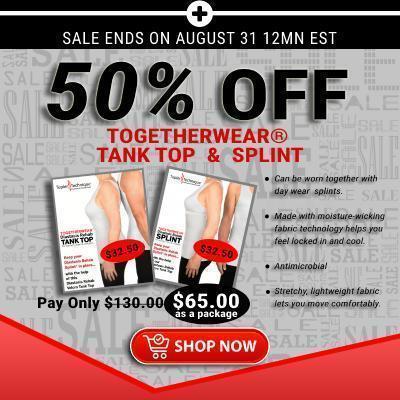 Crazy TOGETHERWEAR® Diastasis Rehab Tank Top And Splint Package 50% OFF Sale