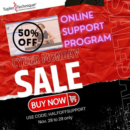 50% OFF Online Support Program On Cyber Monday - diastasisrehab