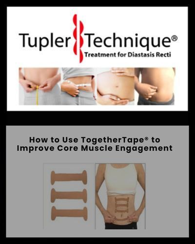 How to Use TogetherTape to Improve Core Muscle Engagement - Diastasis Rehab