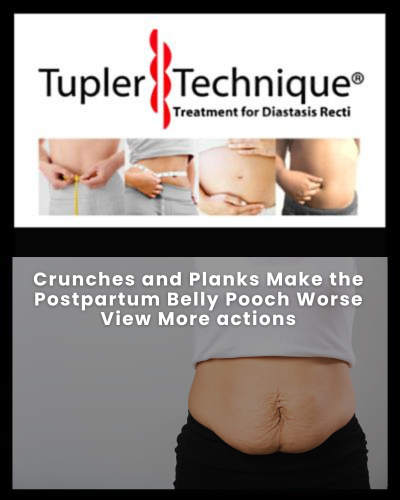Why Crunches and Planks Make the Postpartum Belly Pooch Worse