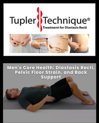 Men's Core Health: Diastasis Recti, Pelvic Floor Strain, and Back Support