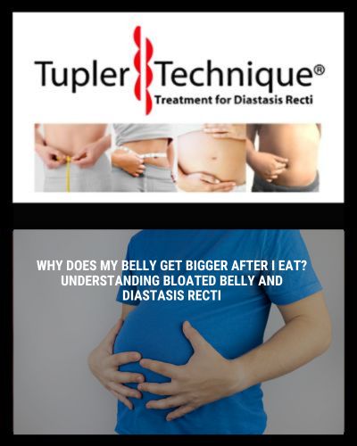 Why Does My Belly Get Bigger After I Eat? Understanding Bloated Belly and Diastasis Recti