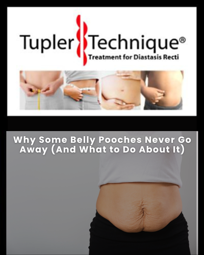 Why Some Belly Pooches Never Go Away - Diastasis Rehab