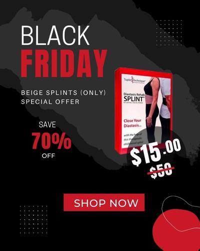 BEIGE on BLACK - Black Friday Sale! Only on 11/25! - diastasisrehab