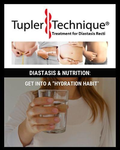 DIASTASIS & NUTRITION: GET INTO A “HYDRATION HABIT" - diastasisrehab