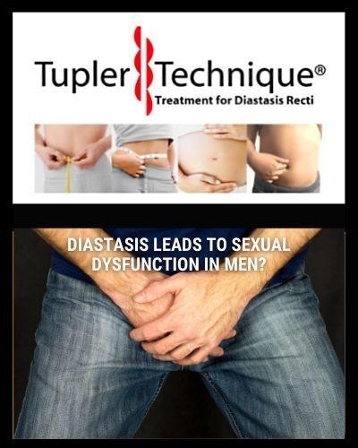 Diastasis leads to sexual dysfunction in men? - diastasisrehab