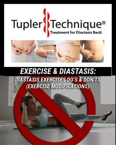 EXERCISE & DIASTASIS: Diastasis Exercises Do’s & Don’ts (Exercise Modifications) - diastasisrehab