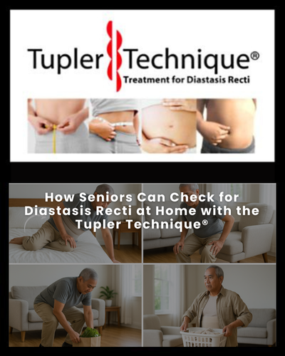 How Seniors Can Check for Diastasis Recti at Home with the Tupler Technique®