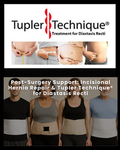 Post-Surgery Support: Incisional Hernia Repair & Tupler Technique® for Diastasis Recti