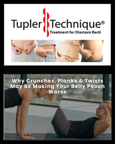 Why Crunches Planks & Twists May Be Making Your Belly Pooch Worse - Diastasis Rehab