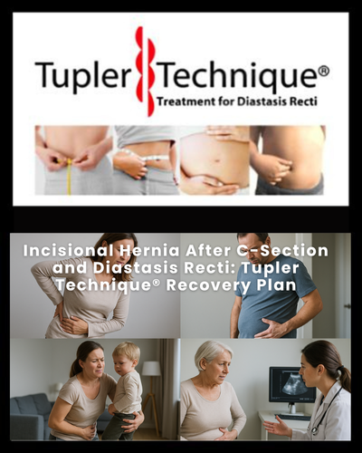 Incisional Hernia After C-Section and Diastasis Recti Tupler Technique Recovery Plan - Diastasis Rehab