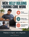 A Men’s Guide to Belly Bulging During Core Workouts