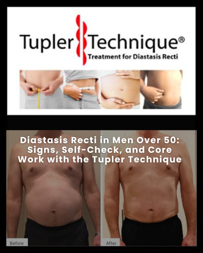 Diastasis Recti in Men Over 50: Signs, Self-Check and core Work with Tuple Technique