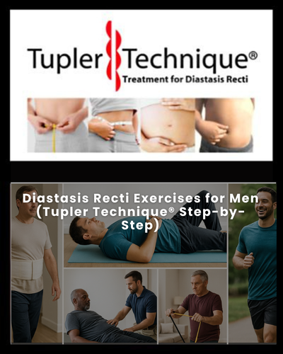 Diastasis Recti Exercises for Men: Tupler Technique Step-by-step