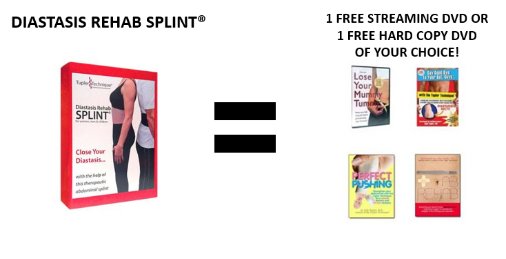 Get a FREE video when you buy a Diastasis Rehab Splint®!