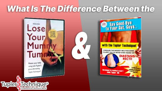 What Is The Difference Between the Diastasis Rehab Lose Your Mummy Tummy® and the Diastasis Rehab Say Goodbye to your Gut, Guys® DVD? - diastasisrehab